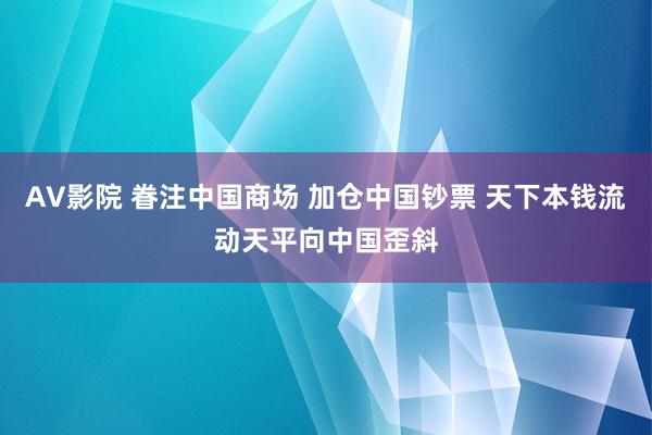 AV影院 眷注中国商场 加仓中国钞票 天下本钱流动天平向中国歪斜