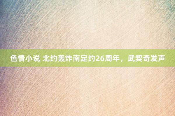 色情小说 北约轰炸南定约26周年，武契奇发声