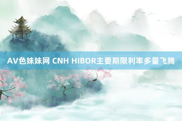 AV色妹妹网 CNH HIBOR主要期限利率多量飞腾