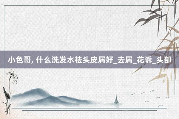 小色哥， 什么洗发水祛头皮屑好_去屑_花诉_头部