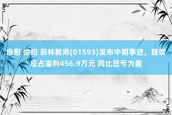 自慰 偷拍 辰林教师(01593)发布中期事迹，鼓吹应占溢利456.9万元 同比扭亏为盈